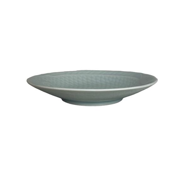 Vintage Green Celadon Embossed Koi Fish Bowl Art Pottery Dish 7 1/2 inches ￼ - Picture 3 of 6